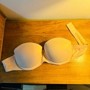 Pink Nude Strapless Push-up Bra without strap Size 34B